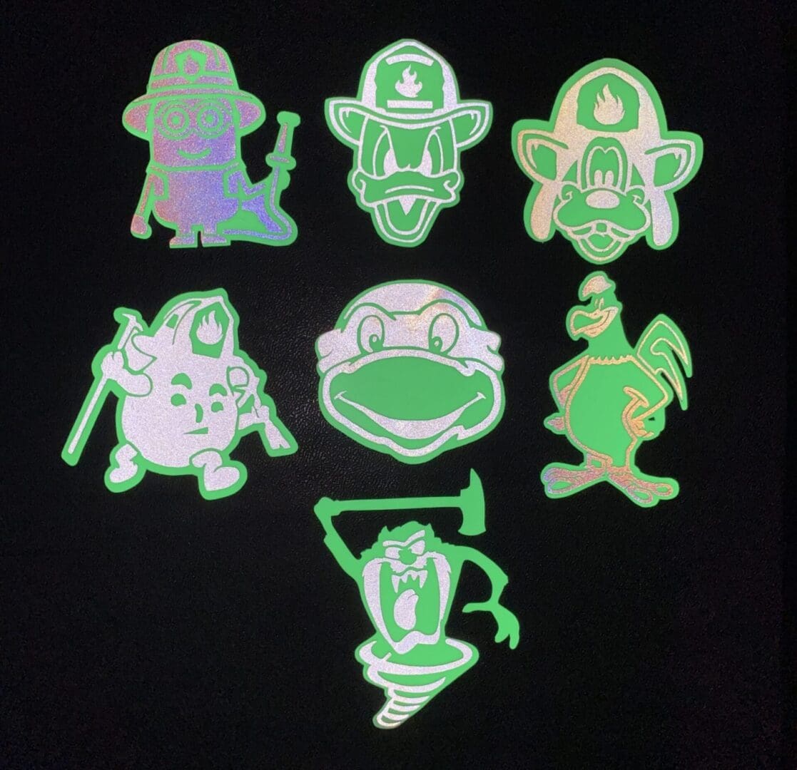 Cartoon Decals - CHOOSE ONE image 4