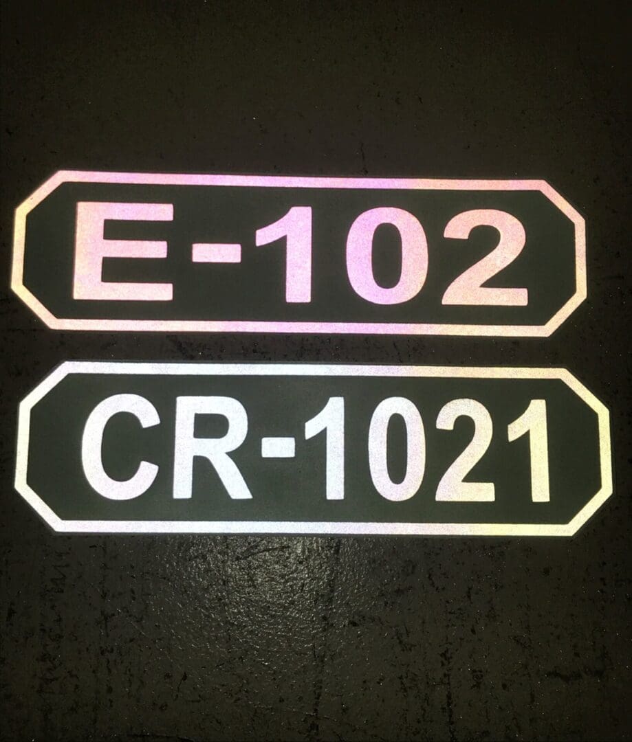 MSA Band Decal (Reflective Letters) image 2