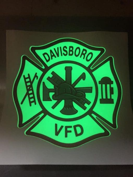 Maltese Cross 6" window decal image 1