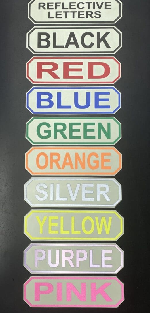 MSA Band Decal (Reflective Letters) image 0