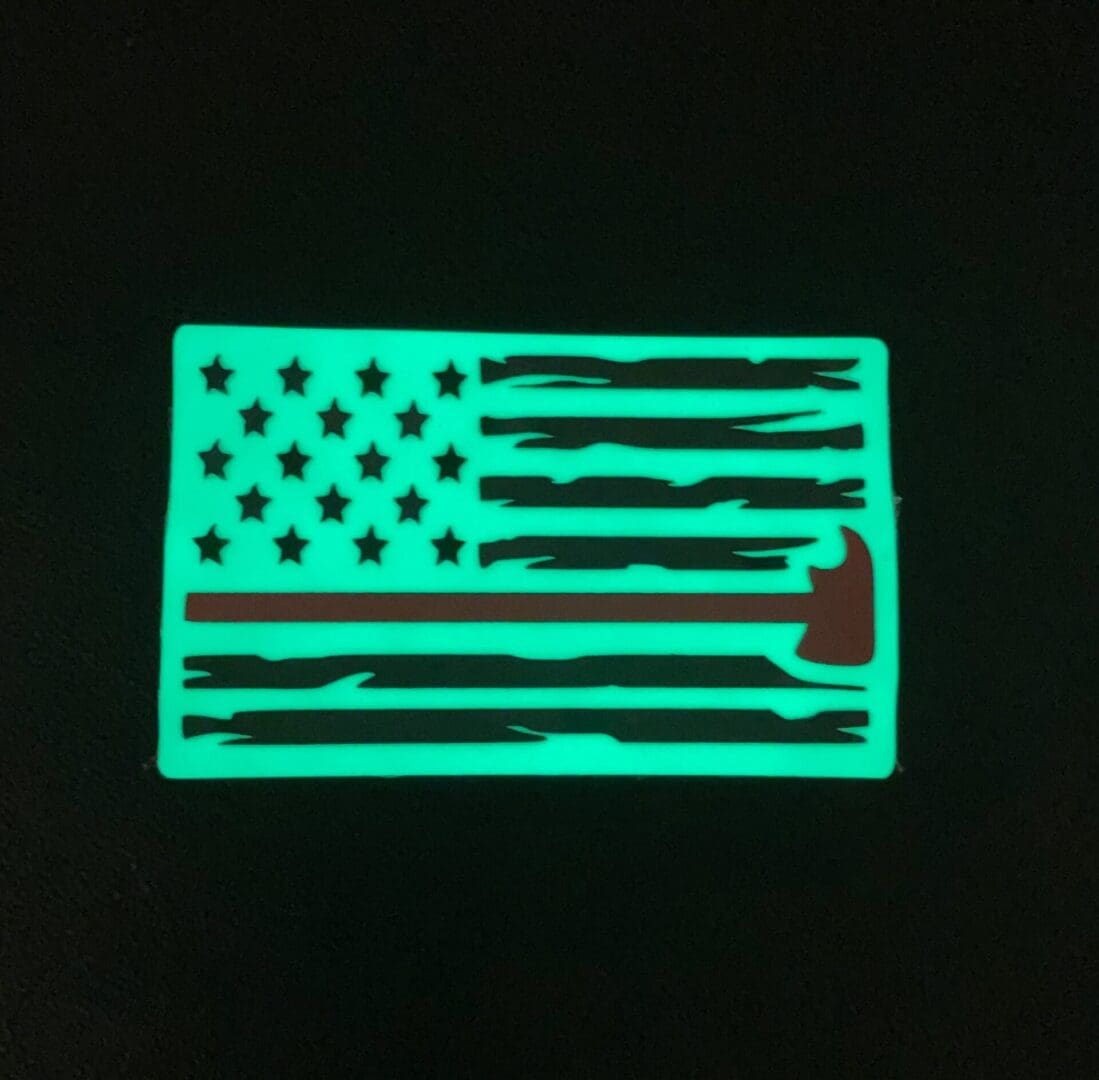 Flag Tattered With Axe image 1