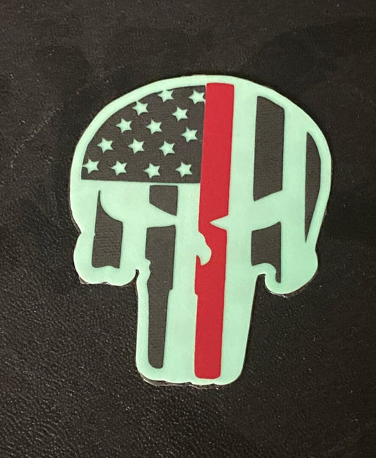 Punisher Skull – Red Stripe image 0
