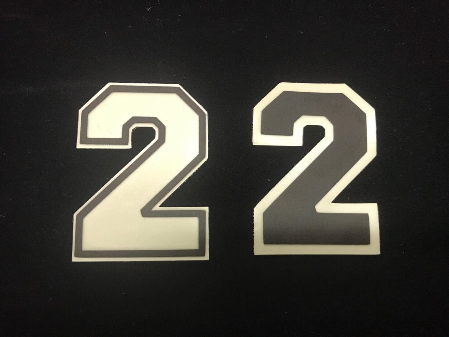 2″ Border/Solid Numbers & Letters image 3