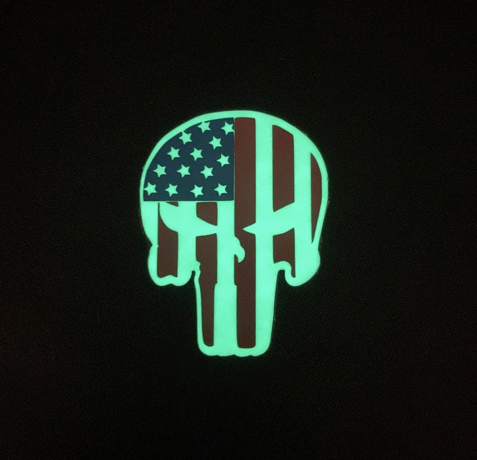 Punisher Skull - American Flag image 1