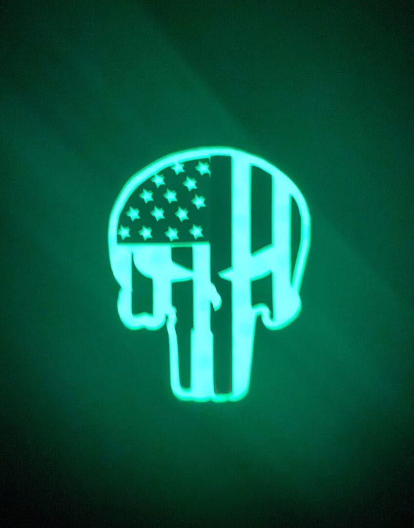 Punisher Skull – Red Stripe image 1
