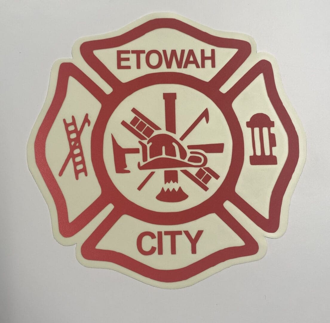 Maltese Cross 6" window decal image 0