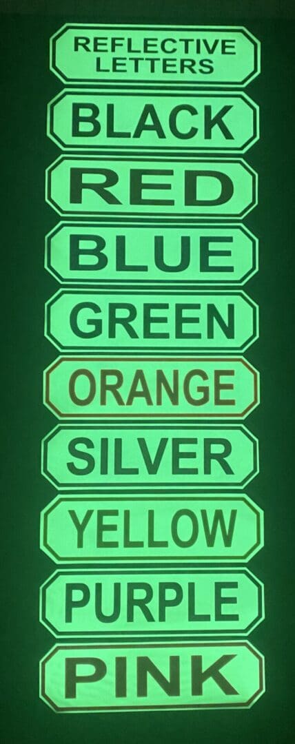 MSA Band Decal (Reflective Letters) image 8