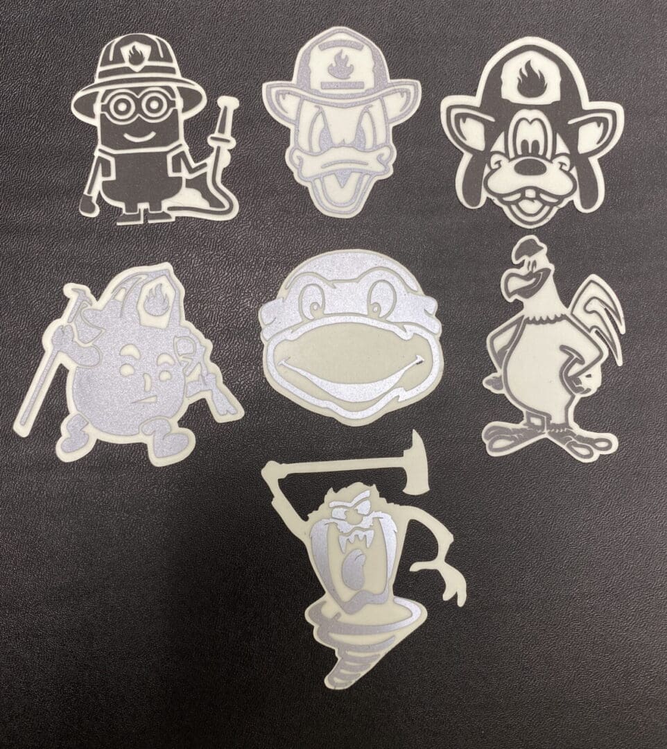 Cartoon Decals - CHOOSE ONE image 1