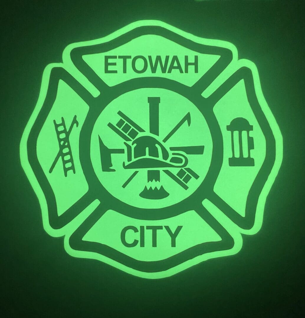 Maltese Cross 6" window decal image 4