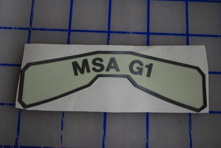 MSA G1 Facemask Identifier image 1