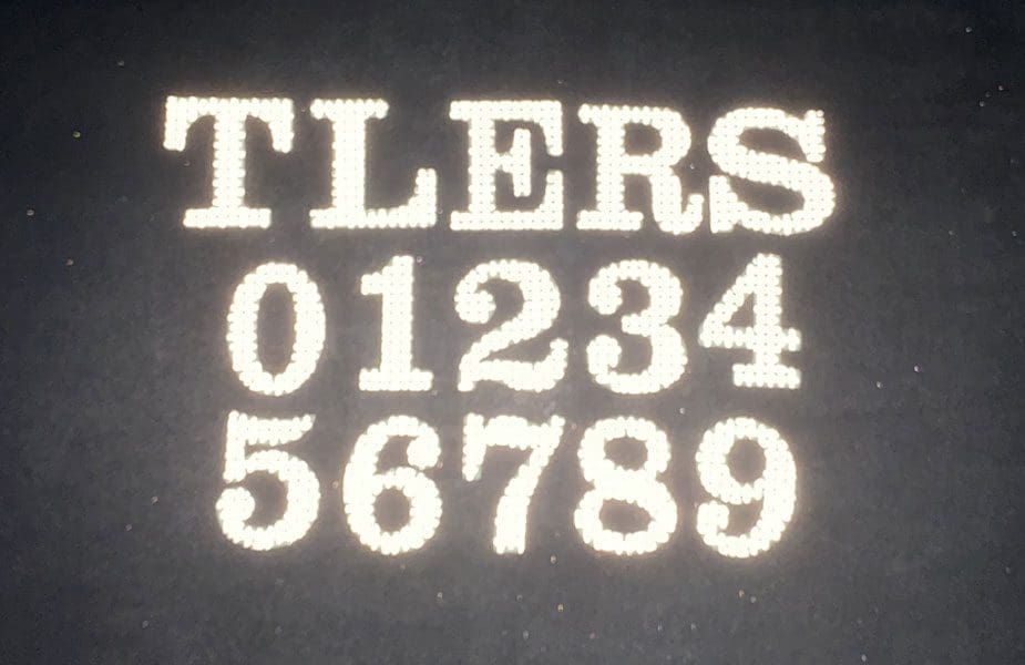 2″ Treadplate Number/Letter image 2