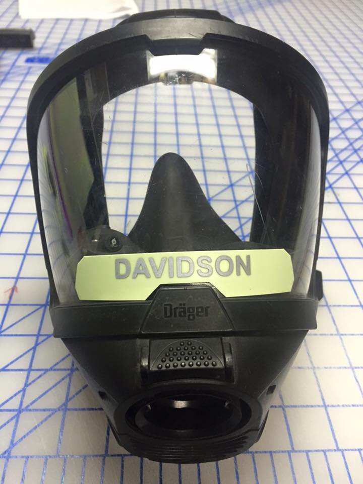Facemask Identifiers-NFPA 3M Silver