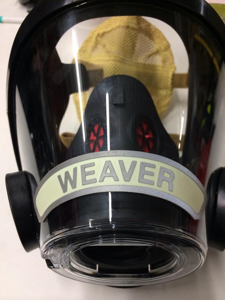Facemask Identifiers-NFPA 3M Silver