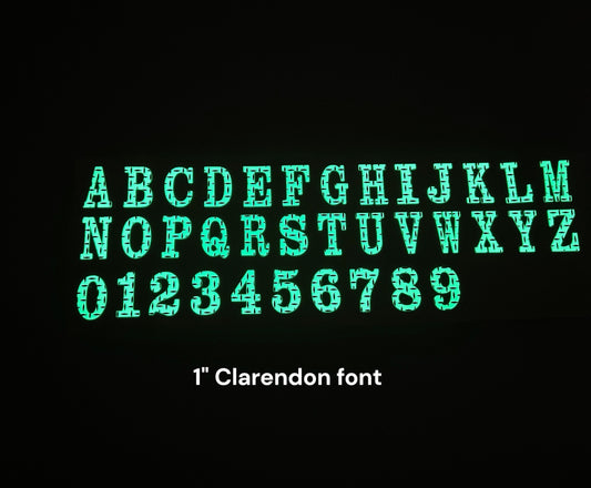 1" Treadplate Numbers & Letters
