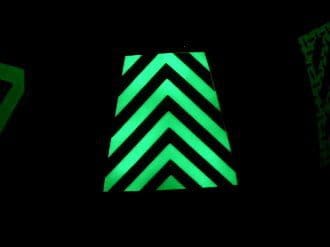 Tetrahedron Chevron w/ 3M Scotchlite 8 pak image 0