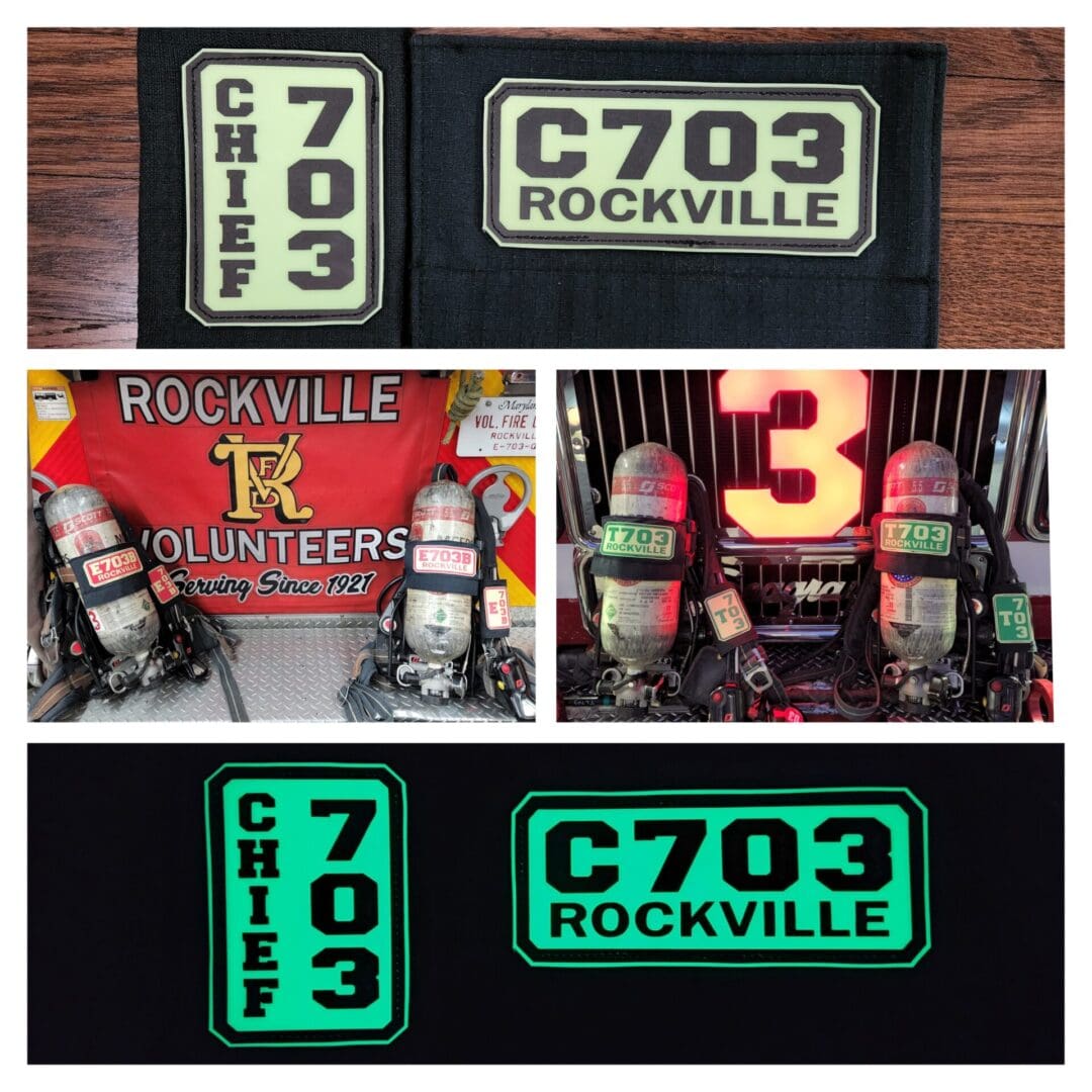 Kevlar/Nomex Rear and Shoulder pack Identifiers image 0