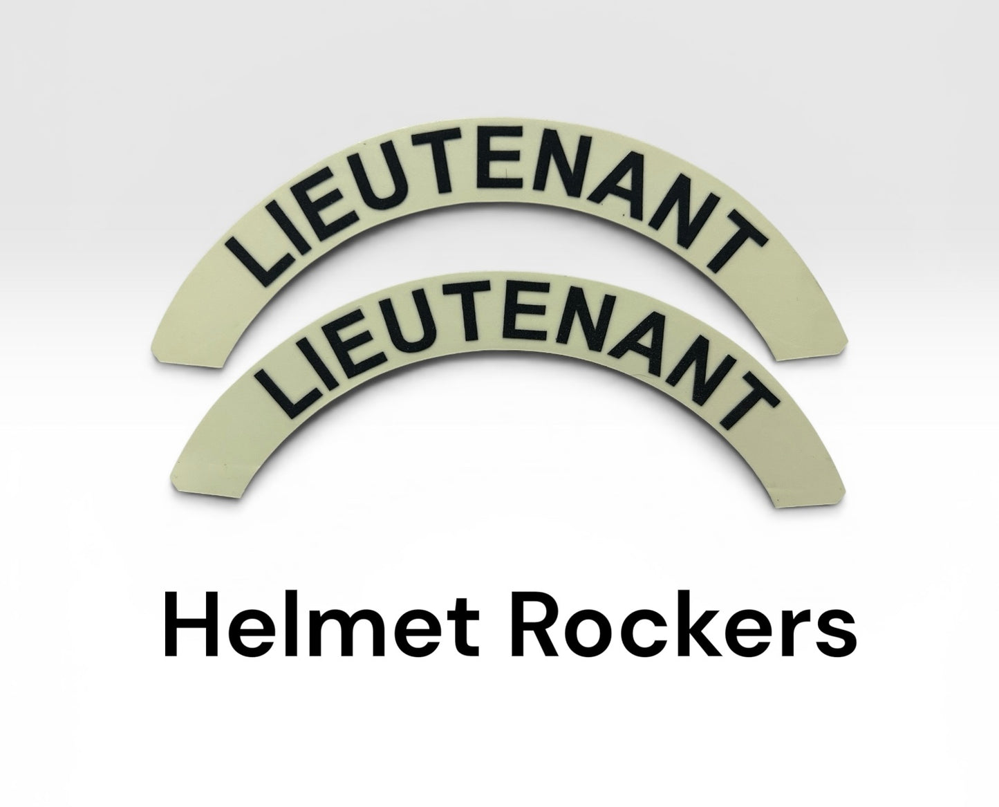 Metro Style Crescent Helmet Rockers Set of 2