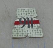 Tetrahedron with Red and Black 911 image 0