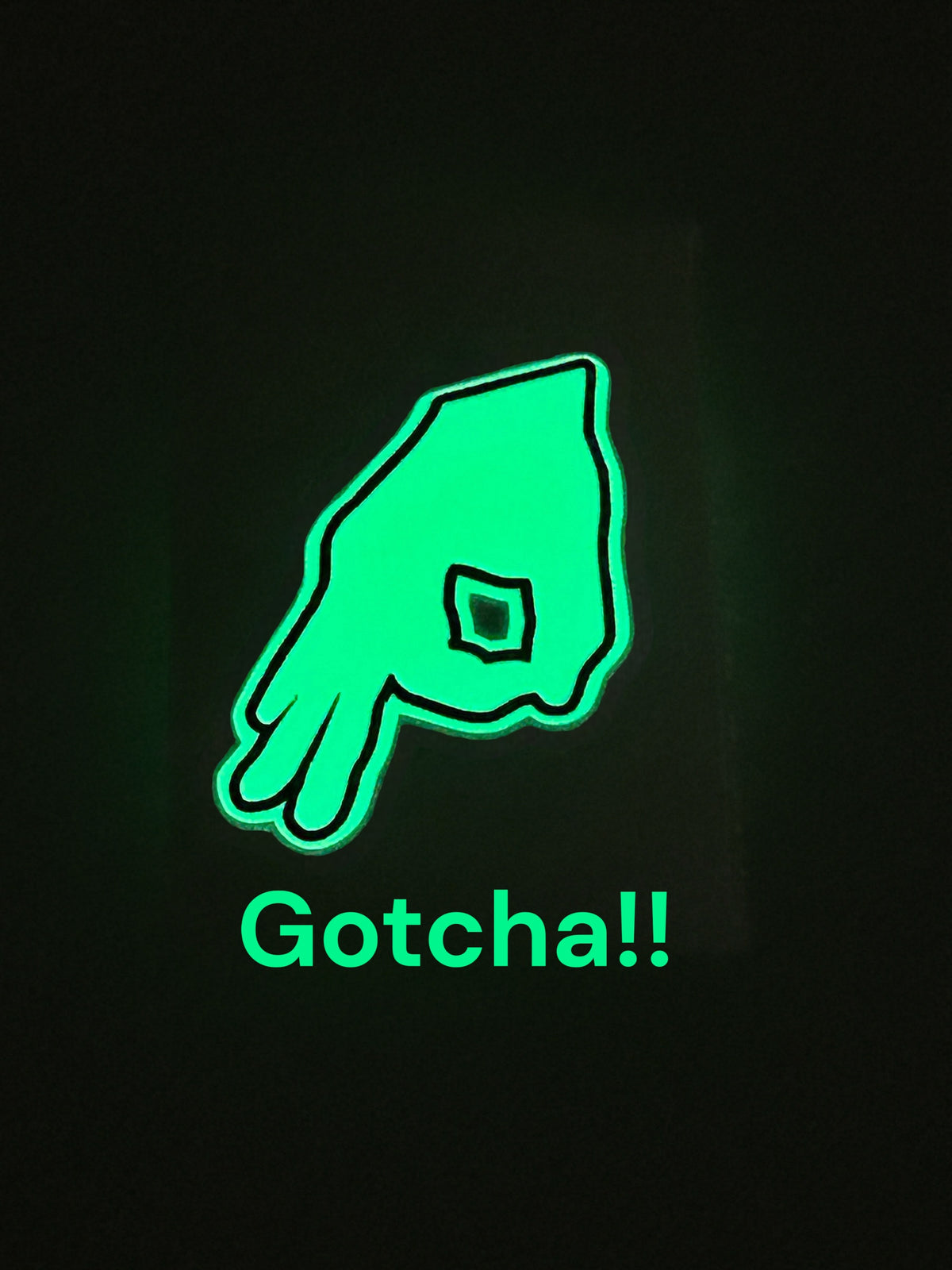 Gotcha, You Looked Hand