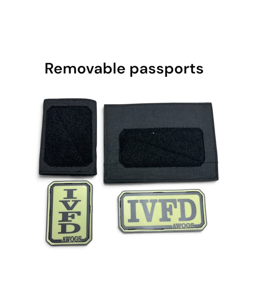 Nomex Detachable Back and Shoulder SCBA Pack Identifiers
