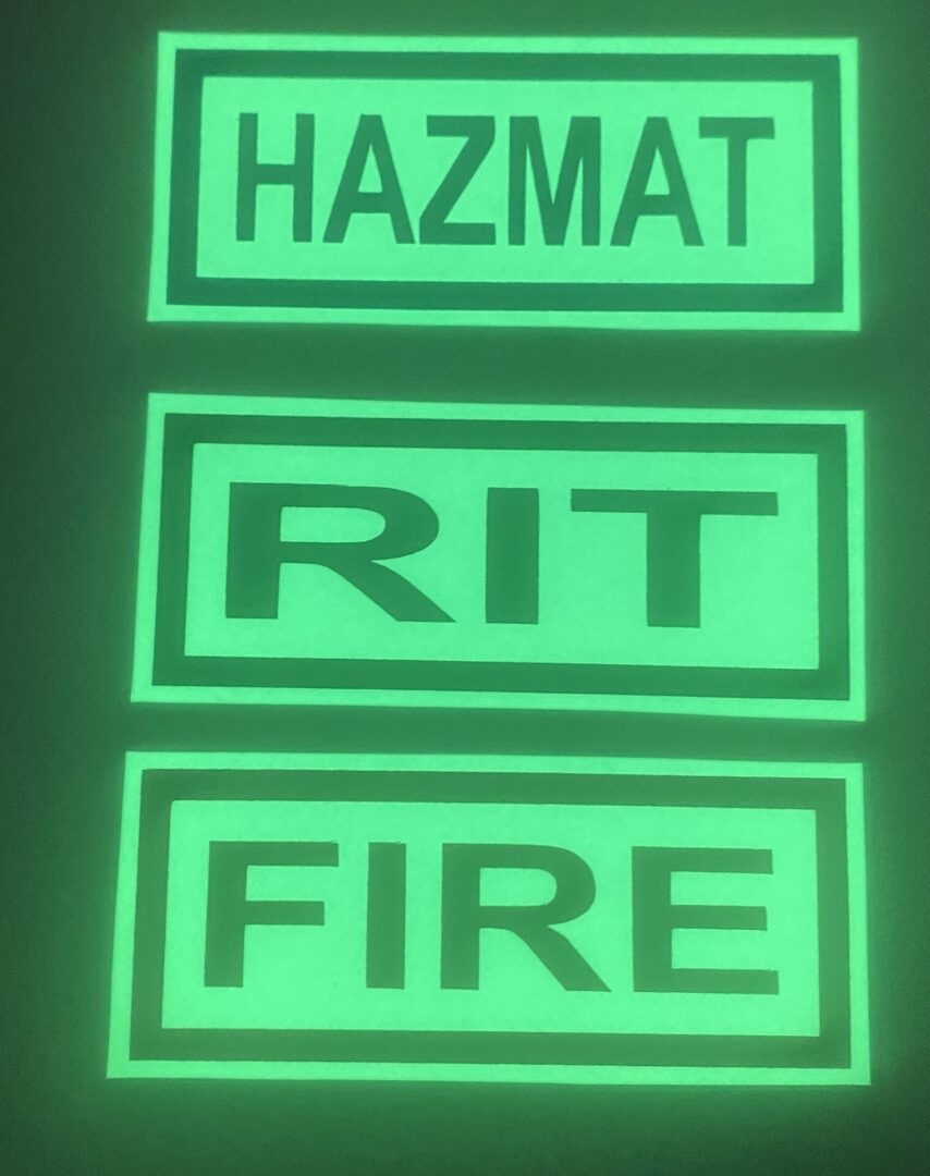 HAZMAT RIT FIRE TEXT