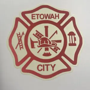 " City of Etowah Fire Department Badge"